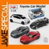Maisto 1:24 Toyota Diecast Model Car Set