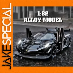 1:32 Scale Diecast Sports Car Model Black