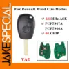 Renault Remote Key Fob for Clio Kangoo Master Modus Twingo Wind