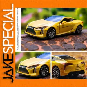 Lexus LC500 1:32 Scale Diecast Model Yellow