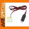 USB to LR03 AAA Battery Cable 100cm 200cm Options