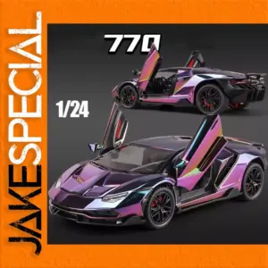 1:24 LP770-4 Diecast Model Car in Purple