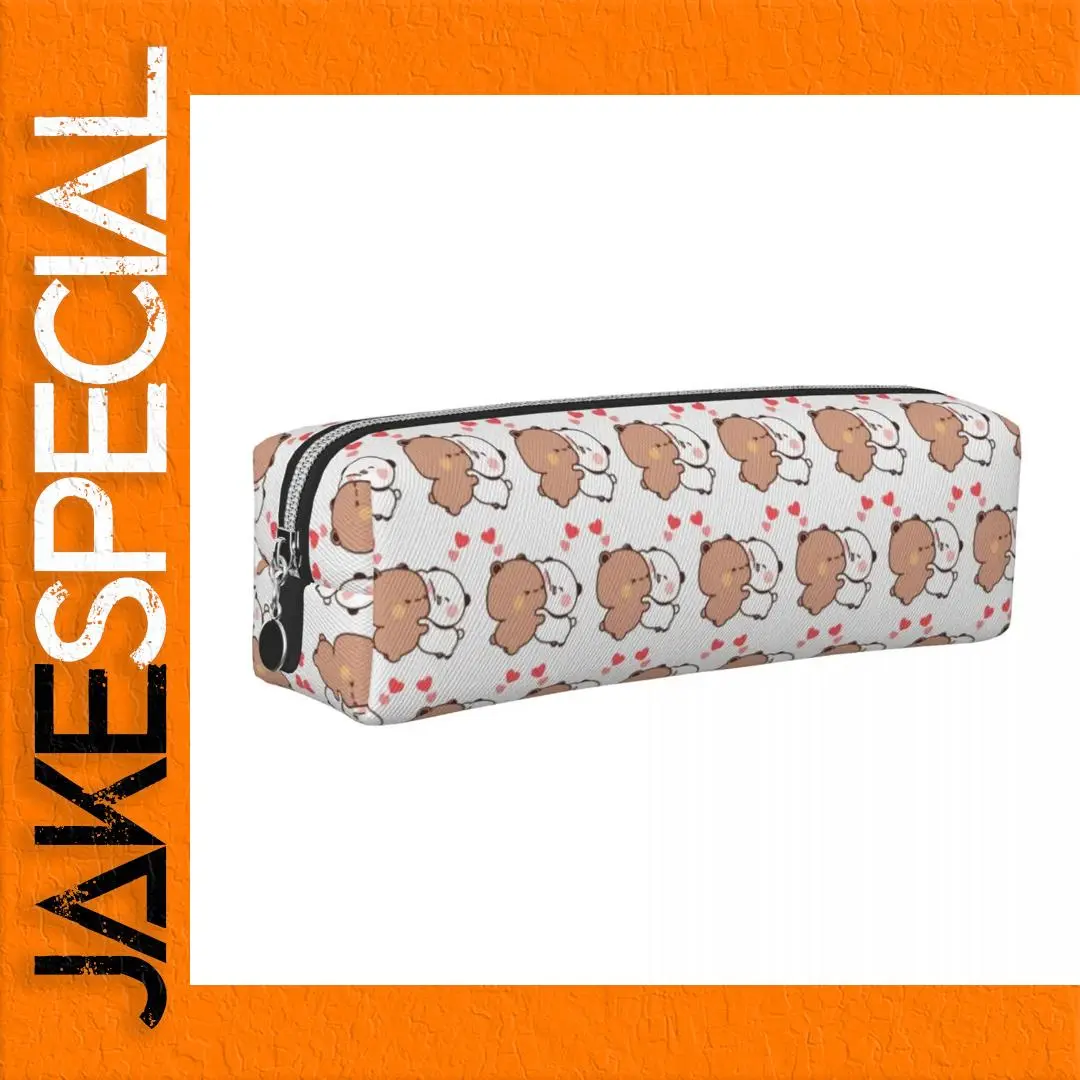 Panda and Brownie Bear Couple Pencil Case 1 Panda and Brownie Bear Couple Pencil Case