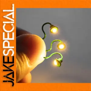 Miniature Wall Lamp Set for Dioramas 5/10pcs