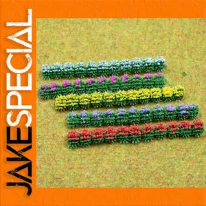 Vibrant Miniature Flower Cluster Model Set