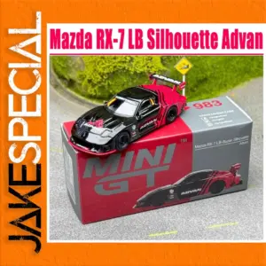 Mazda RX-7 LB Silhouette Advan Diecast Model