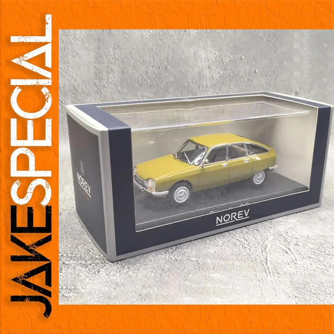 1/43 Scale Citroen GS Model in Yellow 1 1/43 Scale Citroen GS Model in Yellow