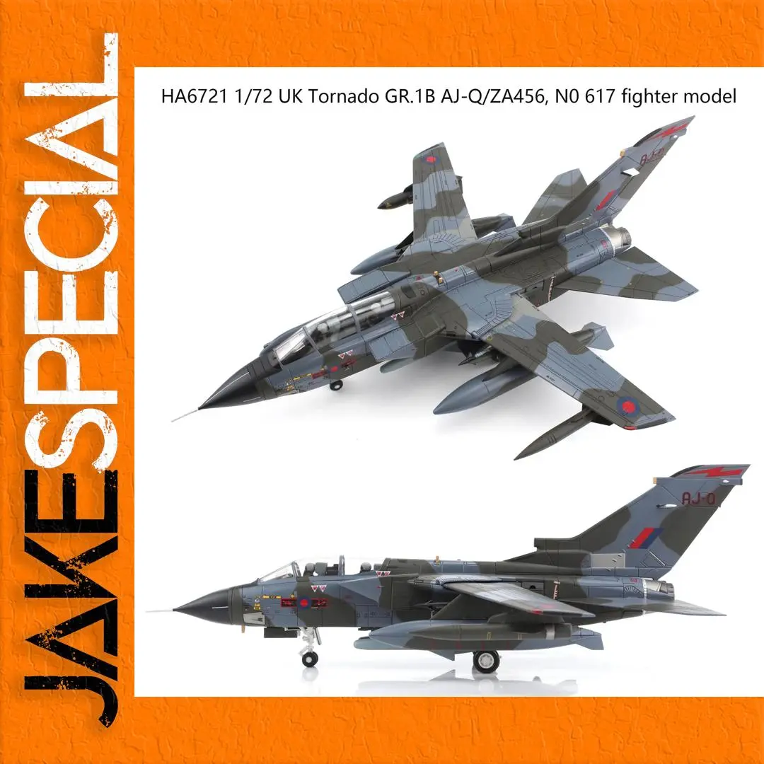 1/72 UK Tornado GR.1B AJ-Q/ZA456 Diecast Model 1 1/72 UK Tornado GR.1B AJ-Q/ZA456 Diecast Model