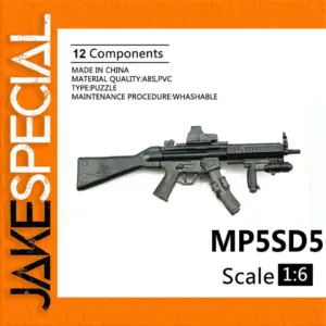 1:6 Scale MP5SD5 Submachine Gun Model