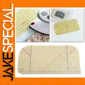 Yellow Fabric Ironing Ruler for Quilting Projects