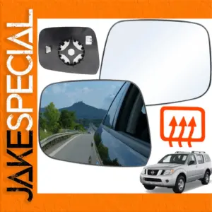 Heated Mirror Glass for Nissan Navara & Pathfinder