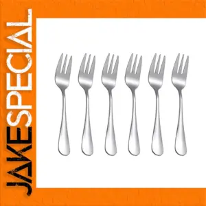 Elegant 6-Piece Stainless Steel Fork Set