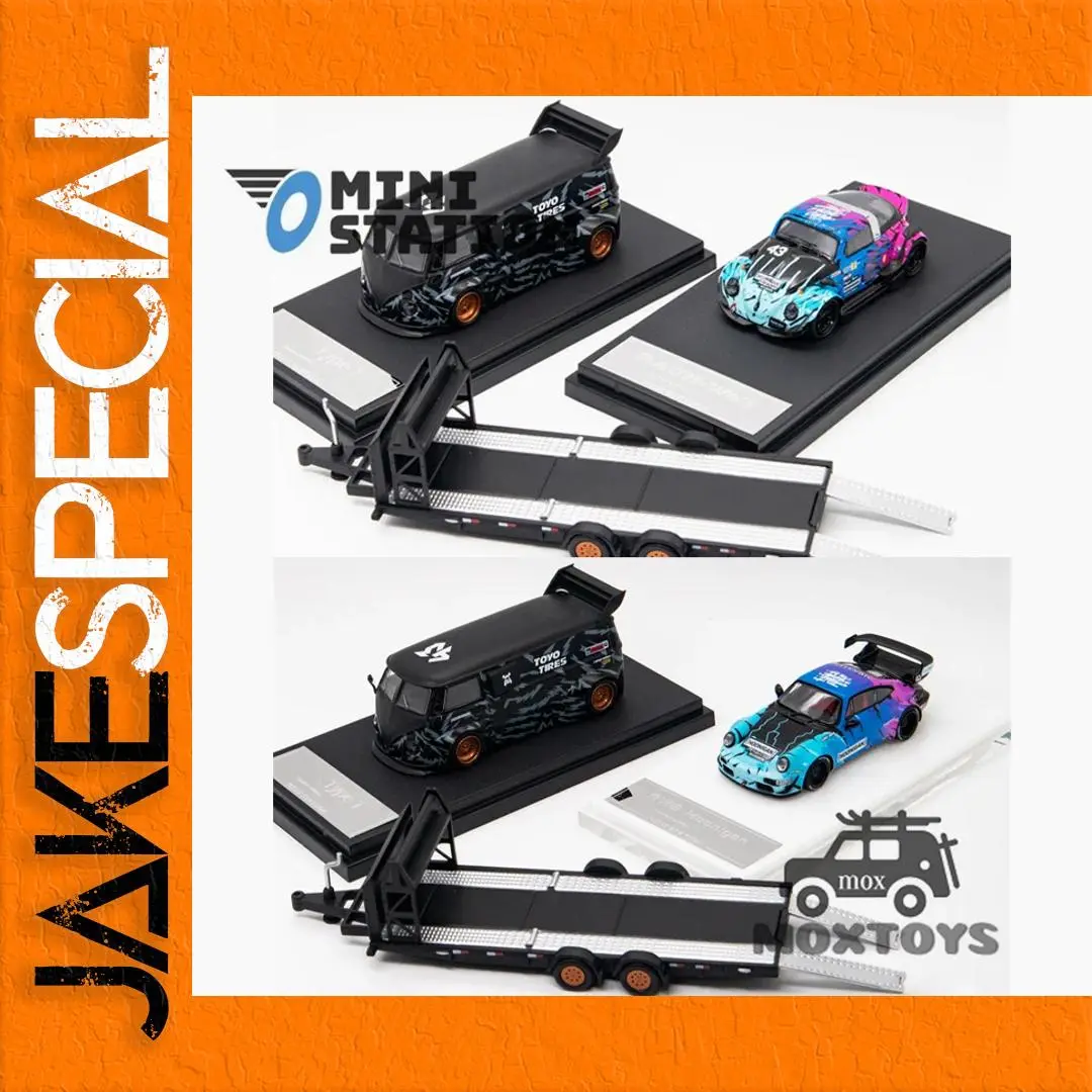 Mini Station 1:64 RWB 964 Trailer Set 1 Mini Station 1:64 RWB 964 Trailer Set