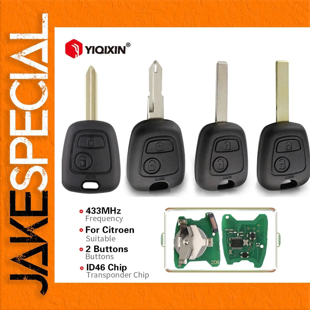 433MHz Remote Key for Citroen and Peugeot 1 433MHz Remote Key for Citroen and Peugeot