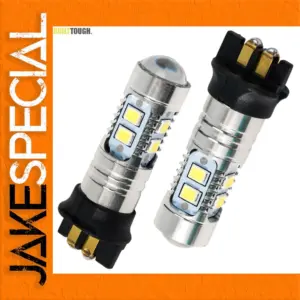 PW24W LED Bulbs 6000K White - Set of 2