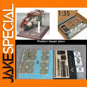 1:35 Factory Ruins House Model Kit