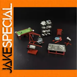 1/64 Scale Miniature Garage Scene Model