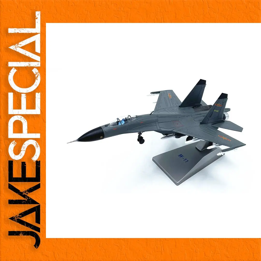 J-11 Fighter Jet Model 1:100 Scale Diecast 1 J-11 Fighter Jet Model 1:100 Scale Diecast