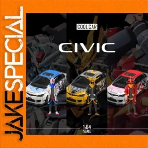 1:64 Scale Honda Civic Model Set