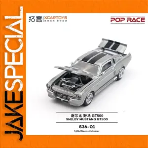 PopRace Xcartoys Mustang GT500 1:64 Model Car
