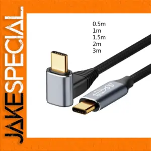 100W Right Angle USB C to C Cable