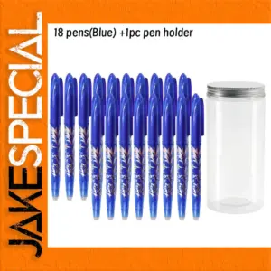 18-Piece Gel Pen Set with Decorative Patterns