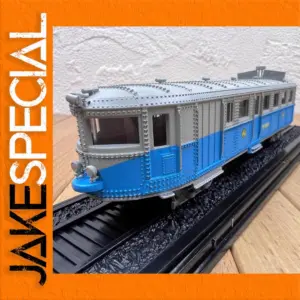 1:87 Scale Blue Grey Rail Tram ZZ60A1 Model