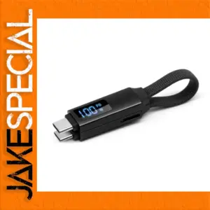 Zinc Alloy PD 100W Keychain USB Type-C Cable