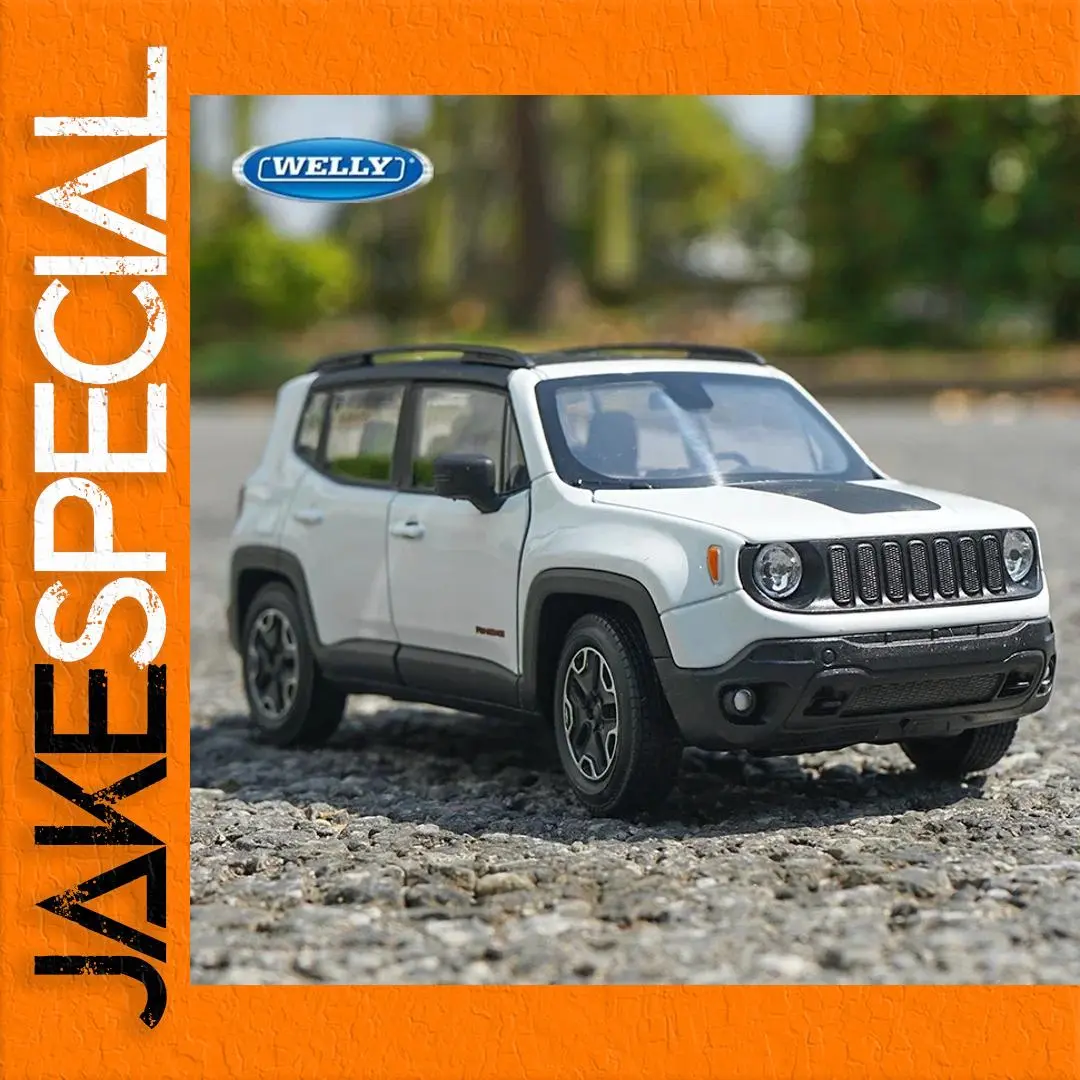 WELLY 1:24 Jeep Renegade Trailhawk Diecast Model 1 WELLY 1:24 Jeep Renegade Trailhawk Diecast Model
