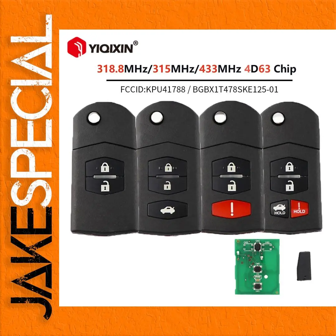 Mazda Remote Key Fob Compatible Models 2006-2015 1 Mazda Remote Key Fob Compatible Models 2006-2015