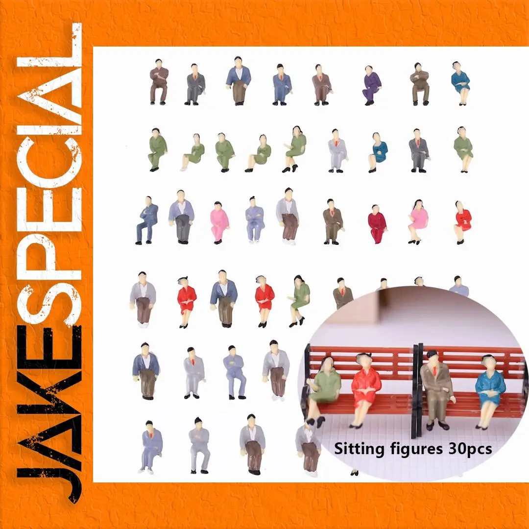 30 Miniature Figures for Diorama Scenes 1 30 Miniature Figures for Diorama Scenes