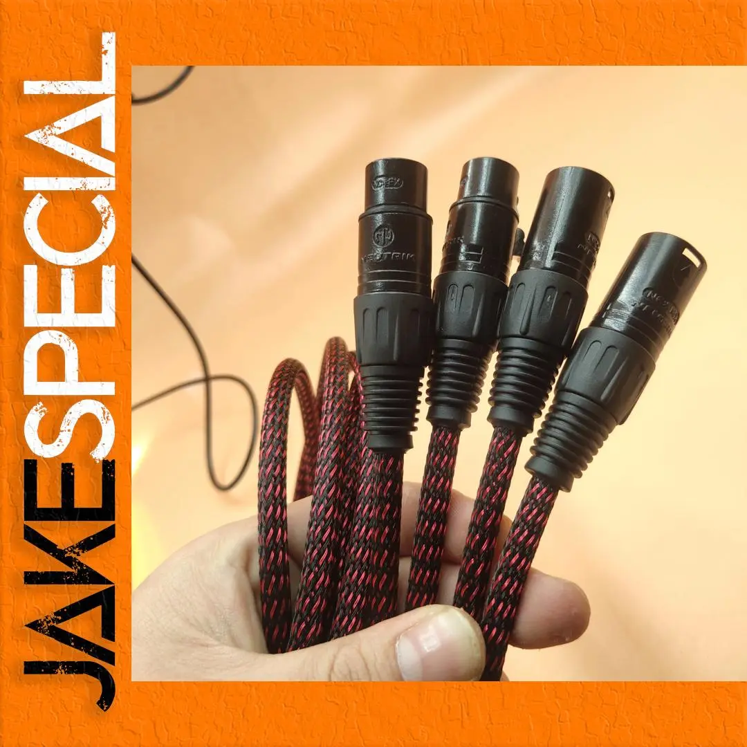 NEUTRIK XLR Audio Cable 3-Pin Male-Female 6N OFC 1 NEUTRIK XLR Audio Cable 3-Pin Male-Female 6N OFC