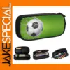 Soccer-Themed Pencil Case with Multiple Compartments