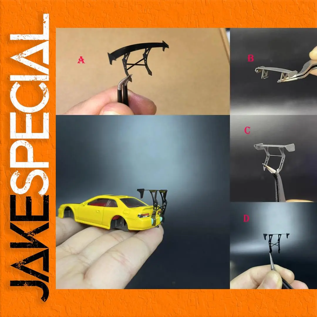 1/64 Scale Metal Car Tail Modification Set 1 1/64 Scale Metal Car Tail Modification Set
