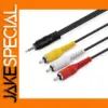 Canon Camcorder AV Cable 4 Feet Mini 3.5mm