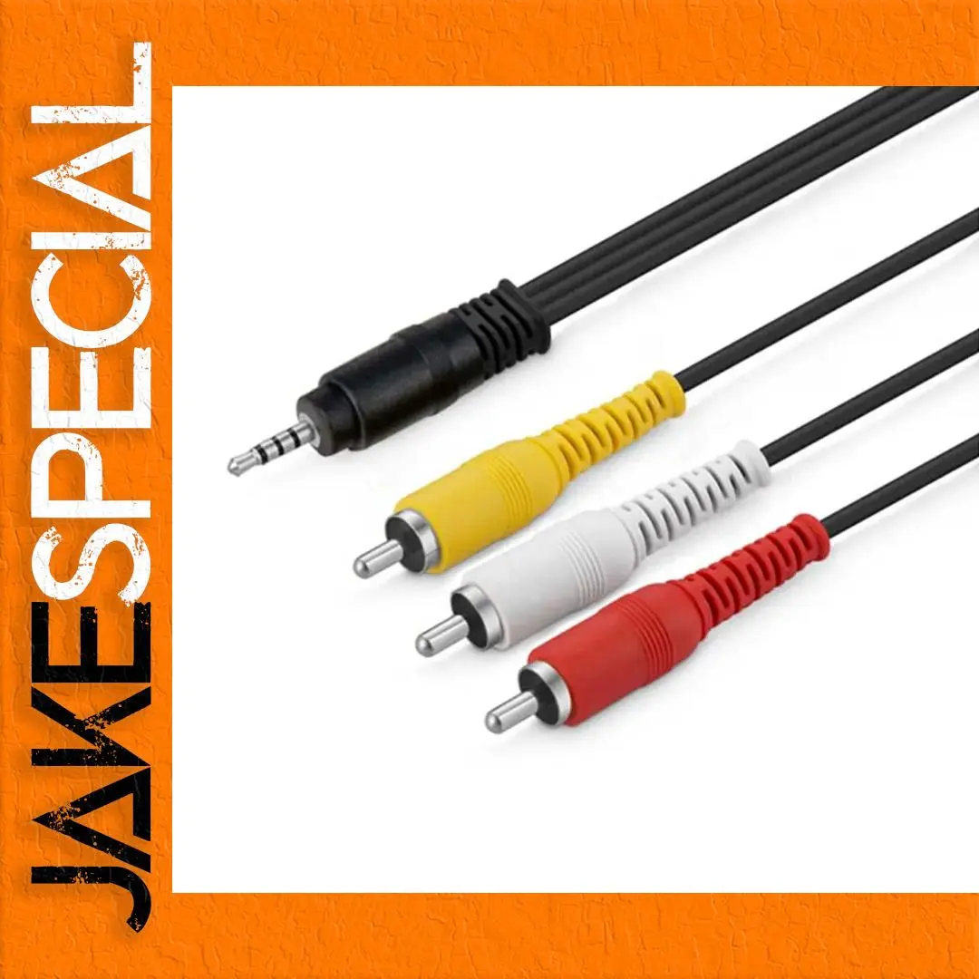 Canon Camcorder AV Cable 4 Feet Mini 3.5mm 1 Canon Camcorder AV Cable 4 Feet Mini 3.5mm