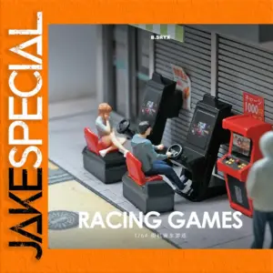 Racing Arcade Game Diorama 1/64 Scale Model