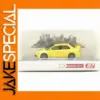 Evo9 Diecast Model Car in Bright Yellow 1:87