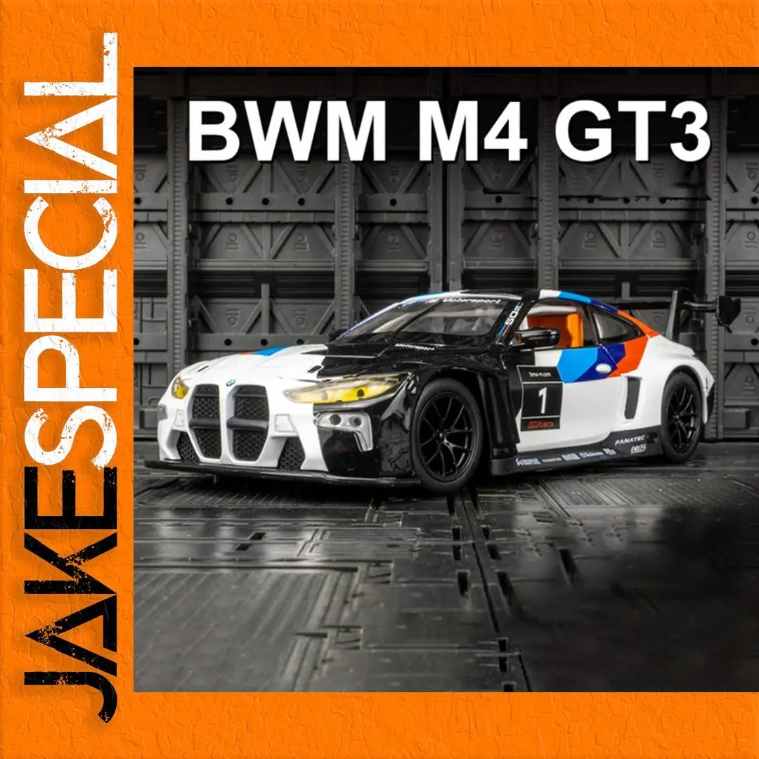BMW M4 GT3 1:32 Scale Diecast Model 1 BMW M4 GT3 1:32 Scale Diecast Model