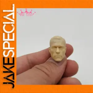 1/12 Scale Unpainted Head Sculpt for Action Figures