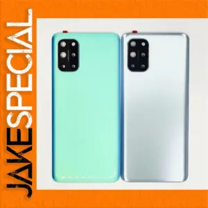 Glass Back Cover for OnePlus 8T in Green/Silver