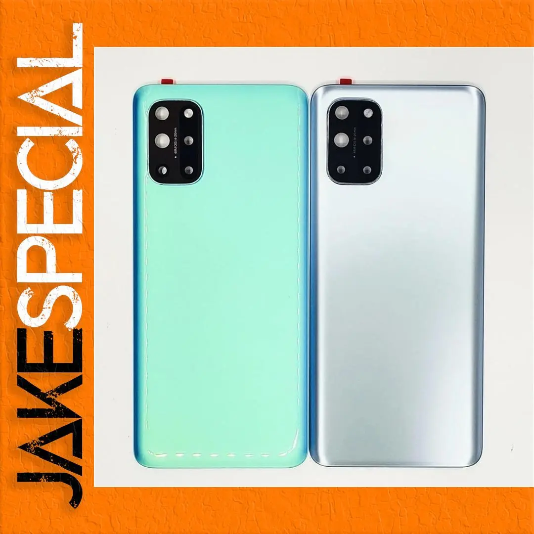 Glass Back Cover for OnePlus 8T in Green/Silver 1 Glass Back Cover for OnePlus 8T in Green/Silver