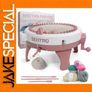 48-Needle Handmade Knitting Machine in Pink