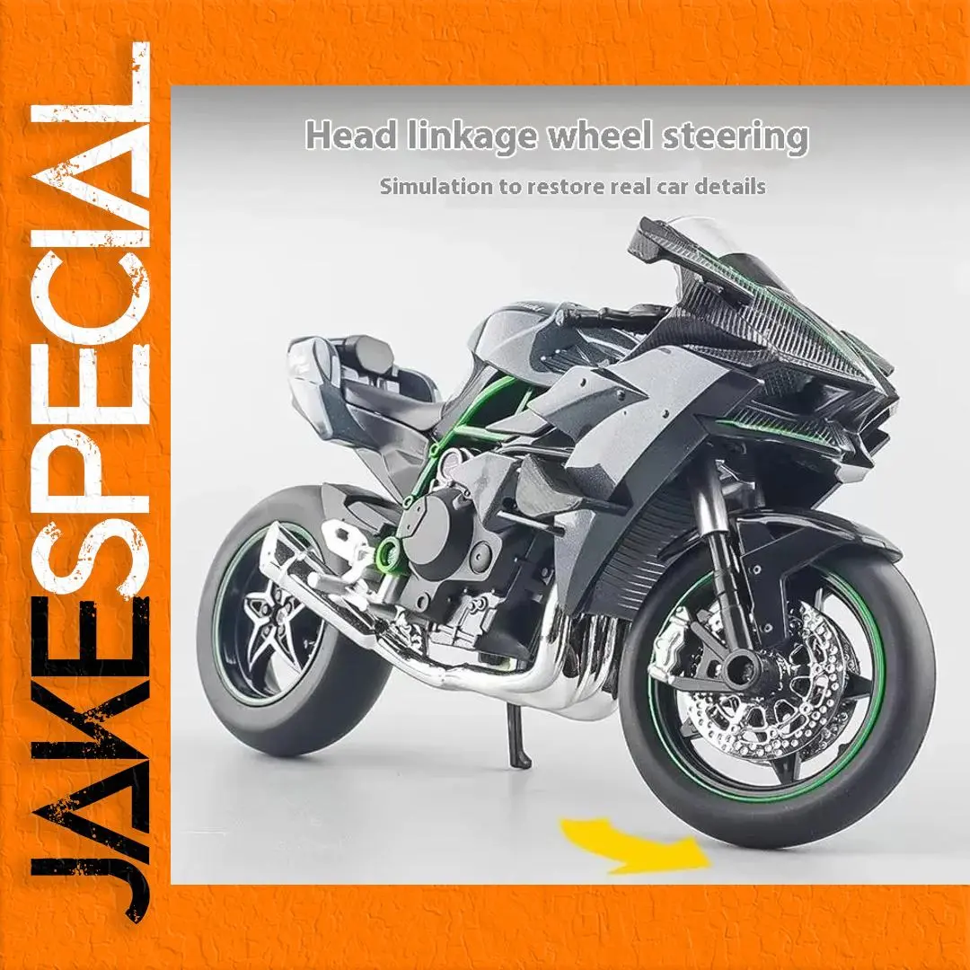 Kawasaki Ninja H2R 1:12 Model with Lights and Sounds 1 Kawasaki Ninja H2R 1:12 Model with Lights and Sounds