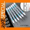 Set of White Long Head Markers 0.7MM Nib