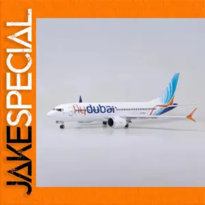 B737 MAX Diecast Model 1/85 Scale Fly Dubai