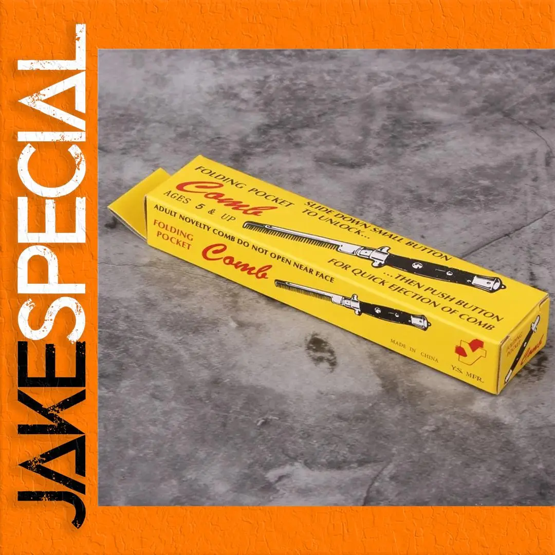 Folding Pocket Comb with Automatic Mechanism 1 Folding Pocket Comb with Automatic Mechanism