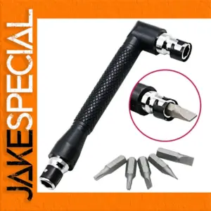 Mini L-Shaped Torque Wrench with 5 Bits