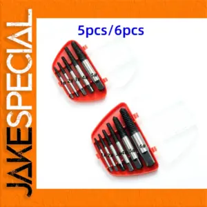 Screw Extractor Set 5/6 Pieces High Carbon Steel