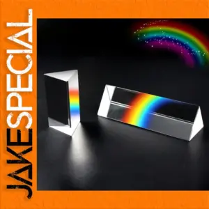 K9 Crystal Triangular Prism for Light Refraction